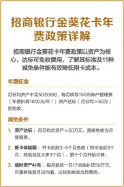 招行金葵花卡权益及信用卡透支额度、闪付使用方法介绍