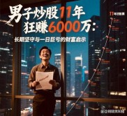 四川男子炒股11年赚6000多万登上热搜，是幸运还是实力？