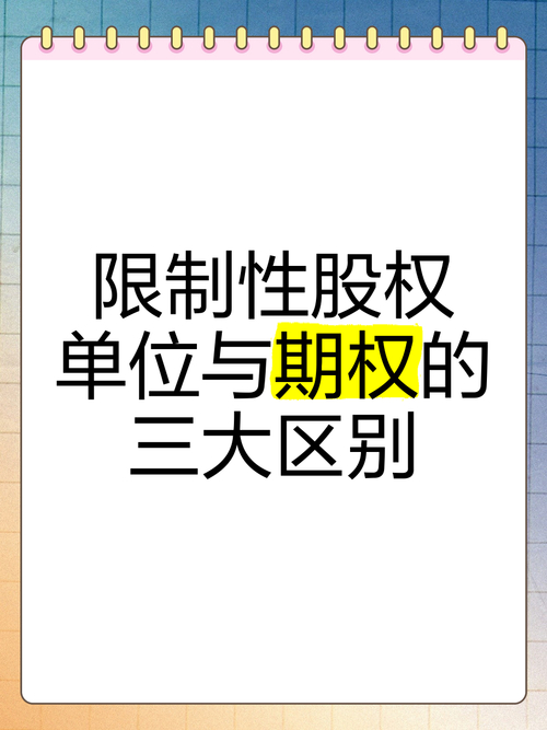 限制性股票与股票期权税务处理_初创企业员工激励工具对比_股票期权与限制性股票