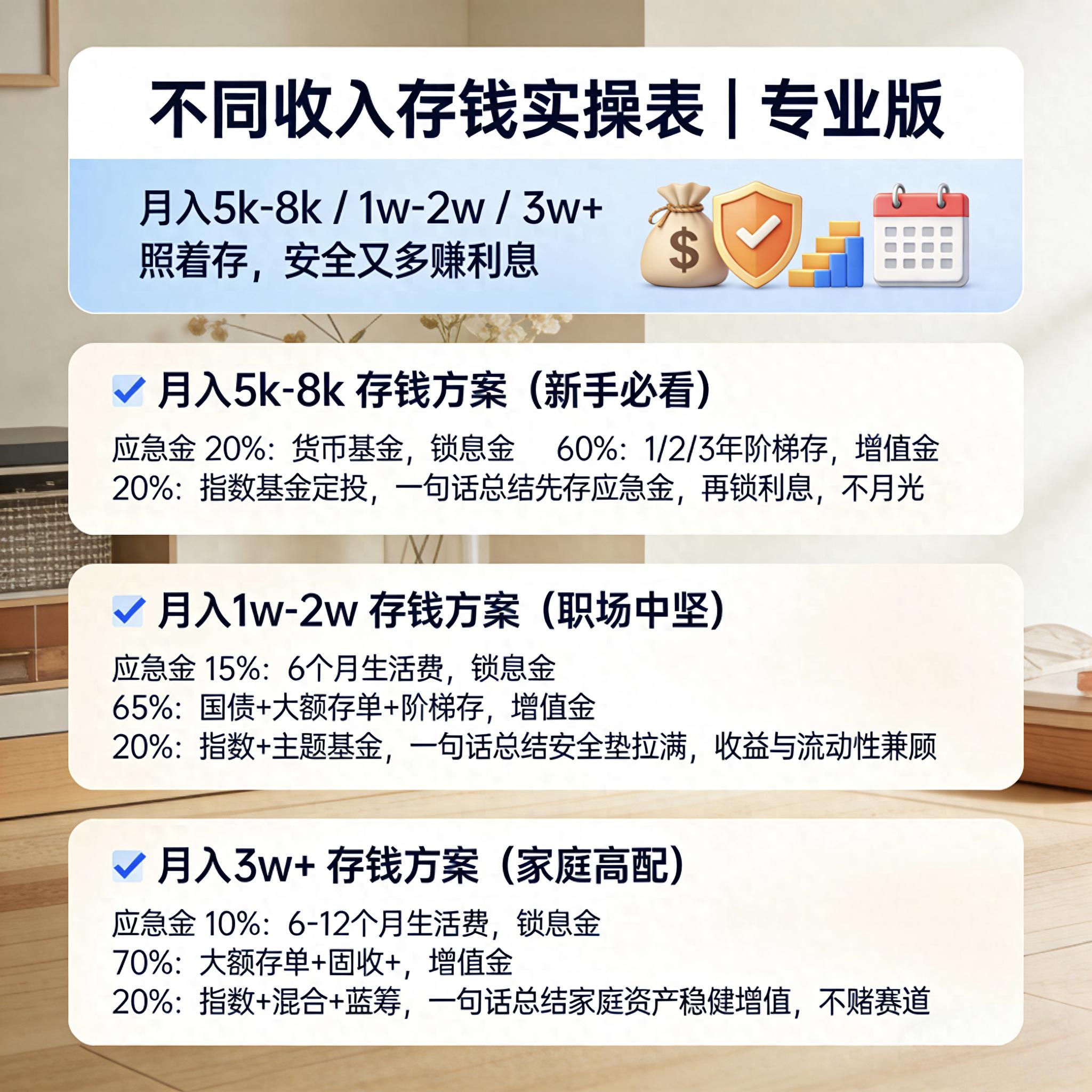 存钱攻略分享_深圳家庭短期理财产品排行_利率下行